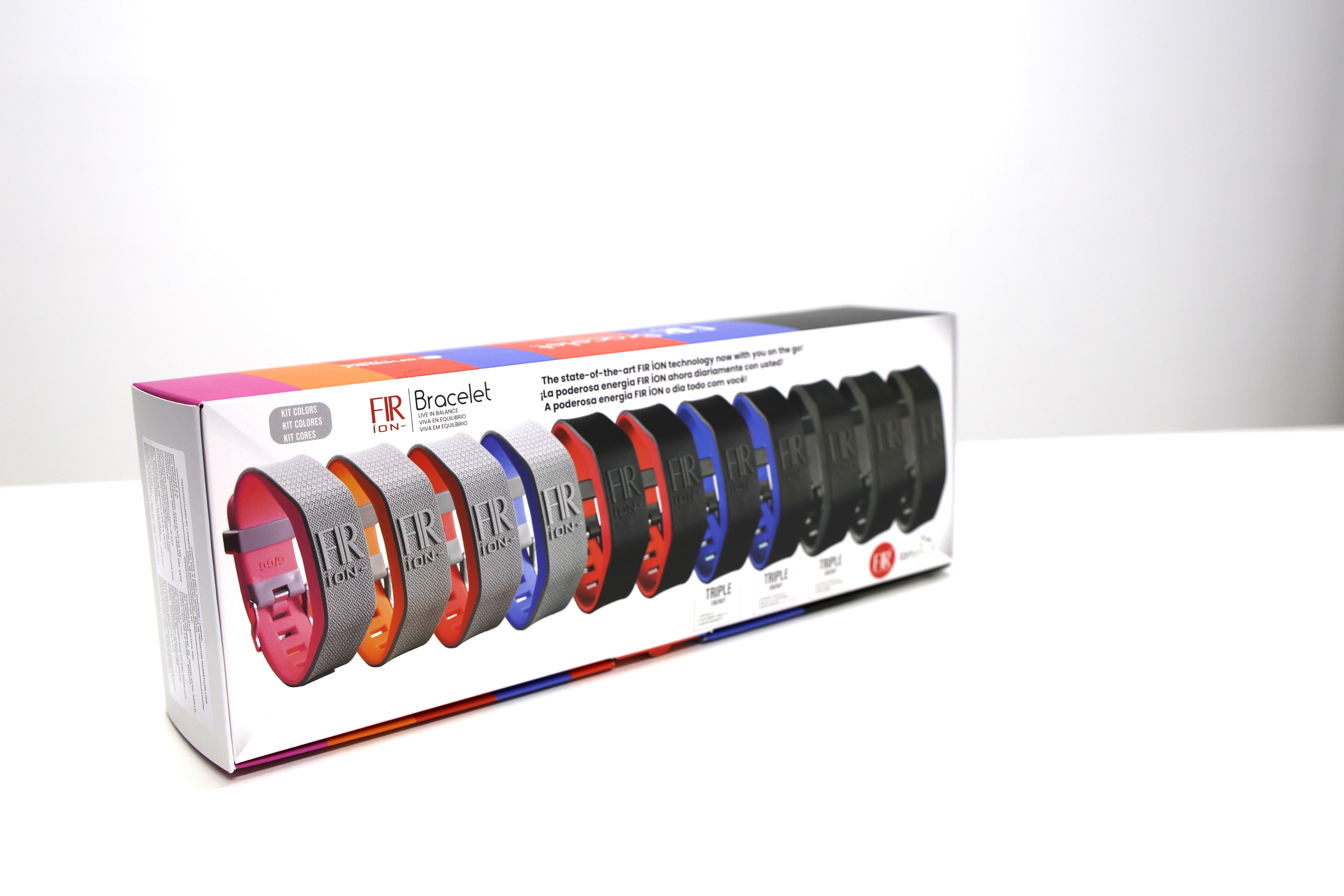 FIR ION Triple Energy 11 units Bracelet KIT (MULTICOLOR)