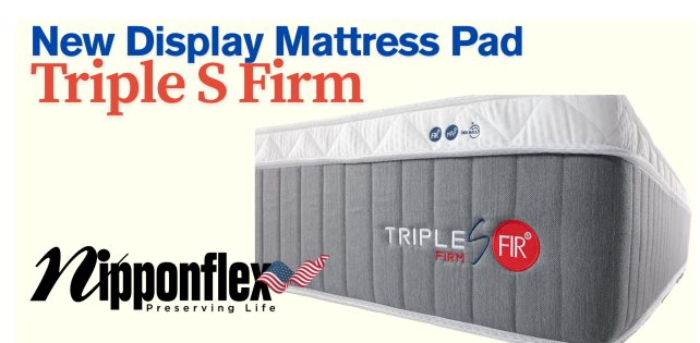 NEW Triple S Firm Display Mattress Pad (26x66x4in) - PRE VENTA