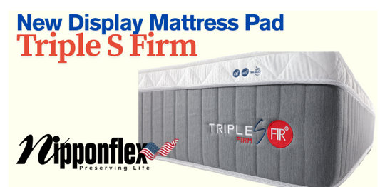 NEW Triple S Firm Display Mattress Pad (26x66x4in) - PRE VENTA