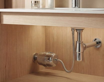 Shower Accessory installed under a bathroom sink